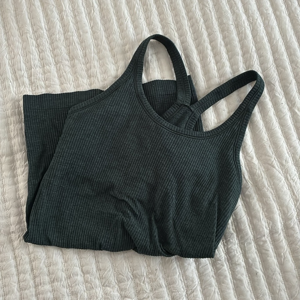 lululemon Dark Green athletic Top